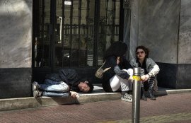 Open drug use in the streets of Athens has become part of daily life over the last years, that people do not care what they are seeing